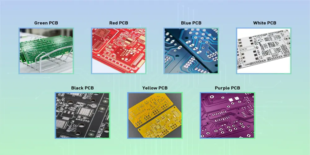 PCB Colors_7 Popular Types of PCB Colors