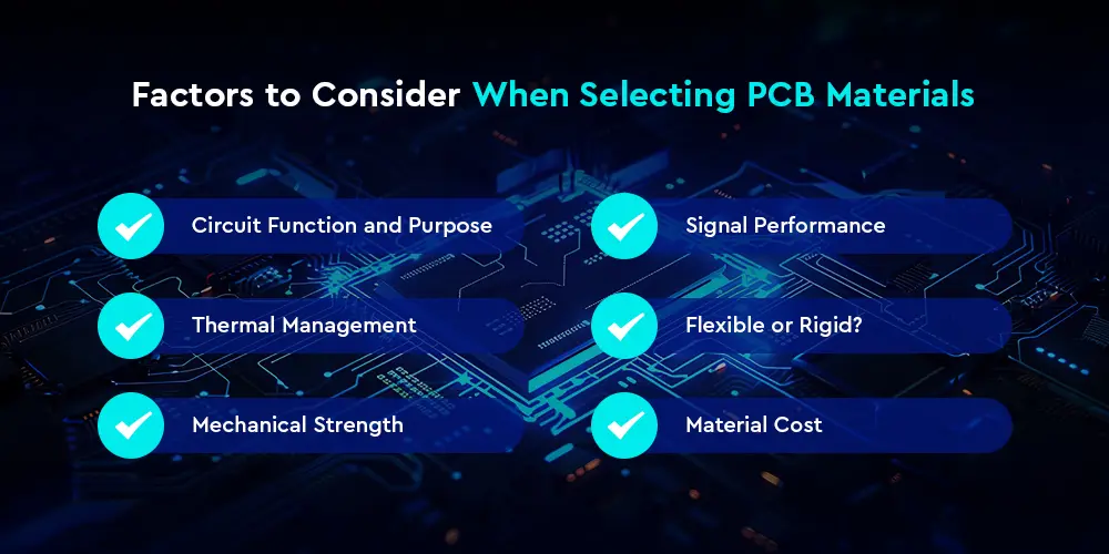 Factors to Consider When Selecting PCB Materials