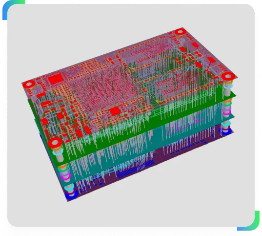PCB layer stackup solution