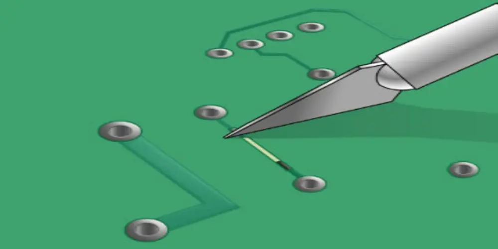 How to Repair Circuit Boards_Clean the Track